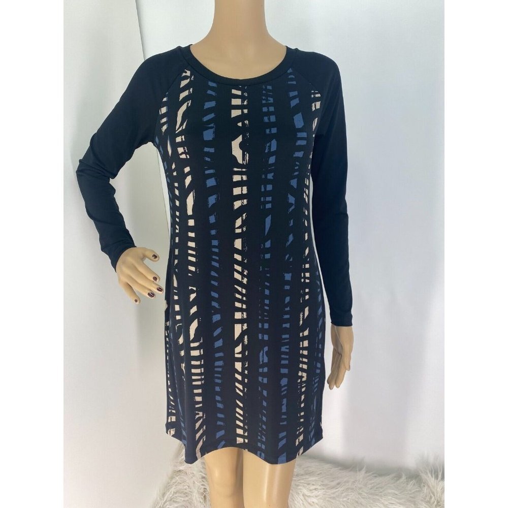 "BANANA REPUBLIC" MULTICOLOR ABSTRACT PRINT CAREER CASUAL DRESS SIZE: XS NWT - Picture 1 of 3